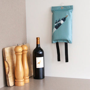 Fire Blanket Wine Bottle Blue