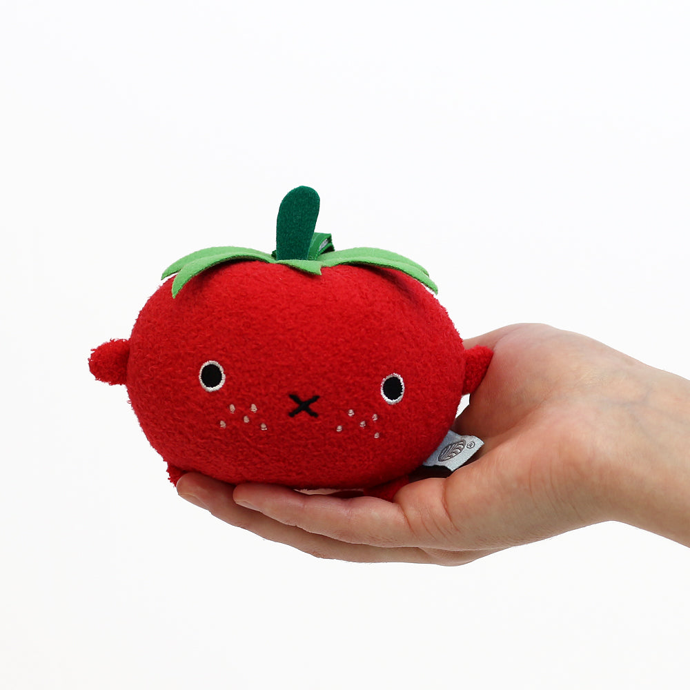 
            
                Load image into Gallery viewer, Tomato mini plush soft toy for children &amp;#39;Ricetomato&amp;#39; in red
            
        