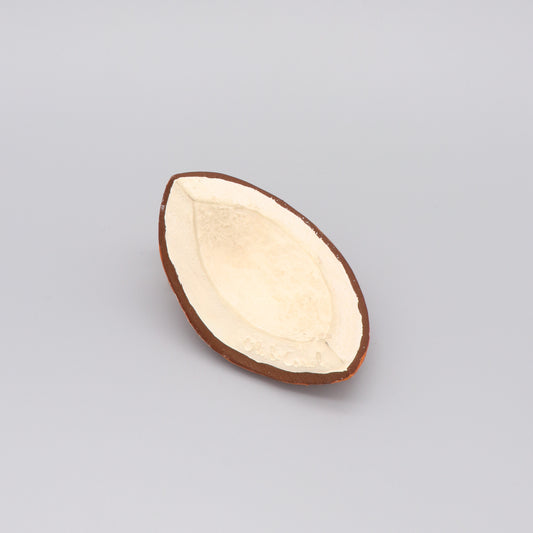 Baby Teether Toy Rubber Coconut Brown