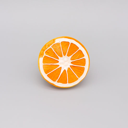 Baby Teether Bath Toy Rubber Orange