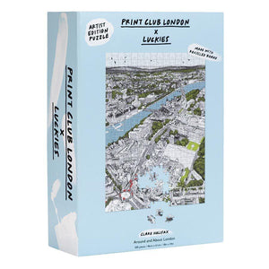 500 Piece Jigsaw Puzzle 'Around and about London' Mindfulness - Print Club London & Luckies