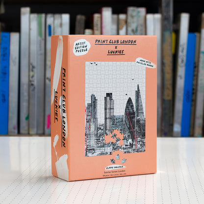 500 Piece Jigsaw Puzzle 'Sunrise Sunset' Mindfulness - Print Club London & Luckies