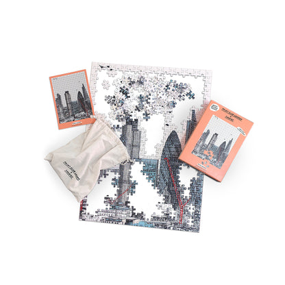 500 Piece Jigsaw Puzzle 'Sunrise Sunset' Mindfulness - Print Club London & Luckies