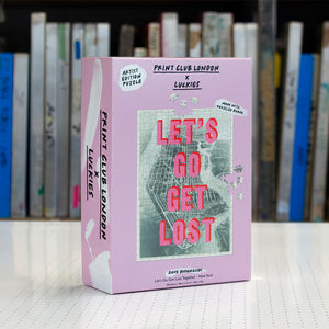 Jigsaw puzzle 500 piece 'Let's Go Get Lost' mindfulness Print Club game