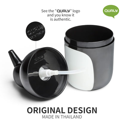 Soap Dispenser Reusable in Penguin Design Black and White