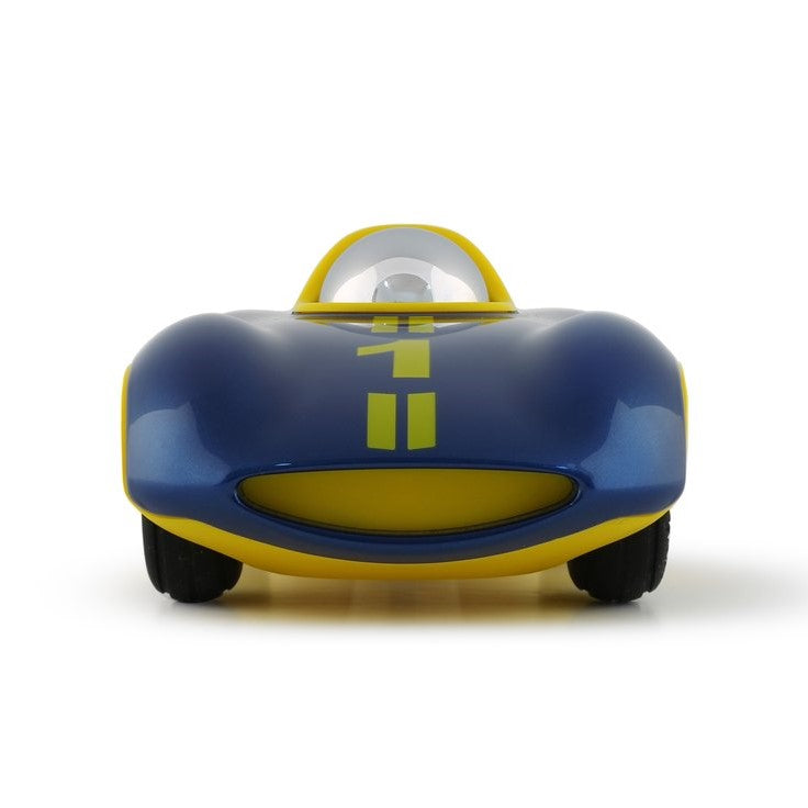 Toy Car Boys in Blue with Yellow Stripes