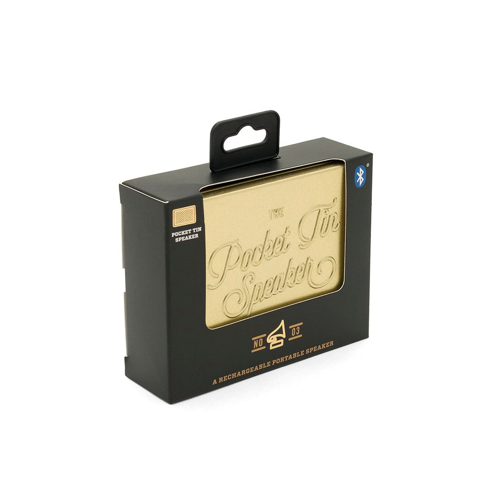 Pocket Tin Speaker 2.0 in Gold