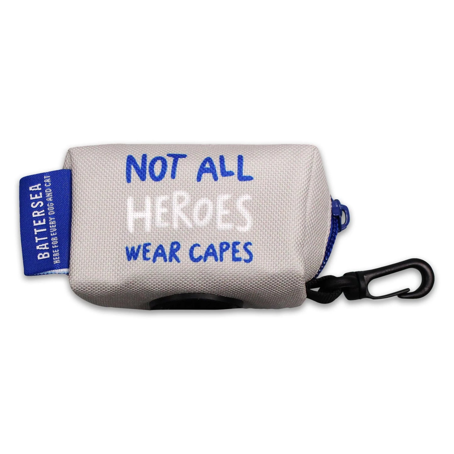 Poop Bag Holder Heroes Battersea Cat and Dogs Home Grey Blue