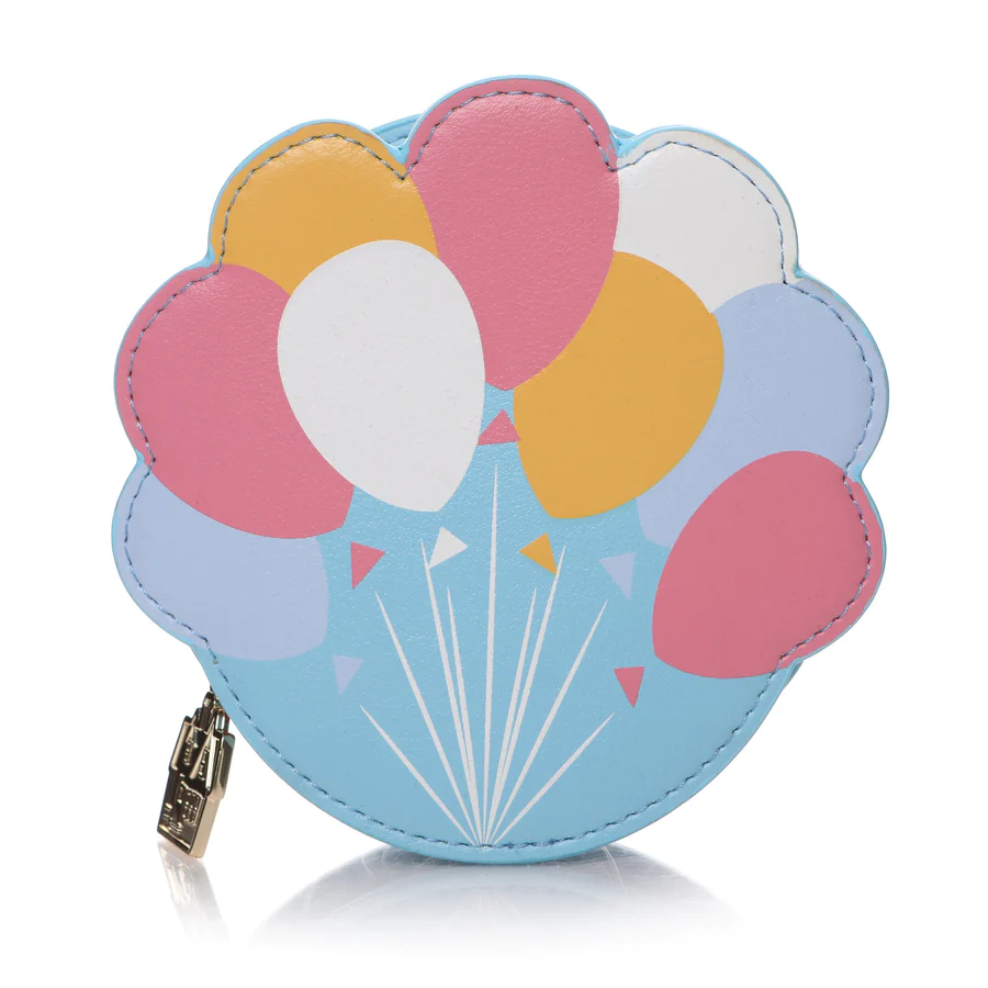 Coin Purse Pixar Up with Balloons Blue