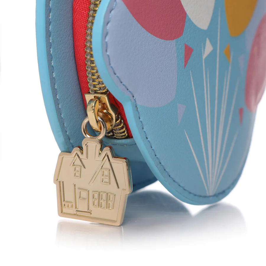 Coin Purse Pixar Up with Balloons Blue