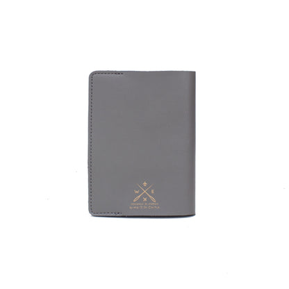 Stitch passport cover in grey