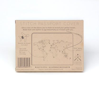 Stitch passport cover in mint