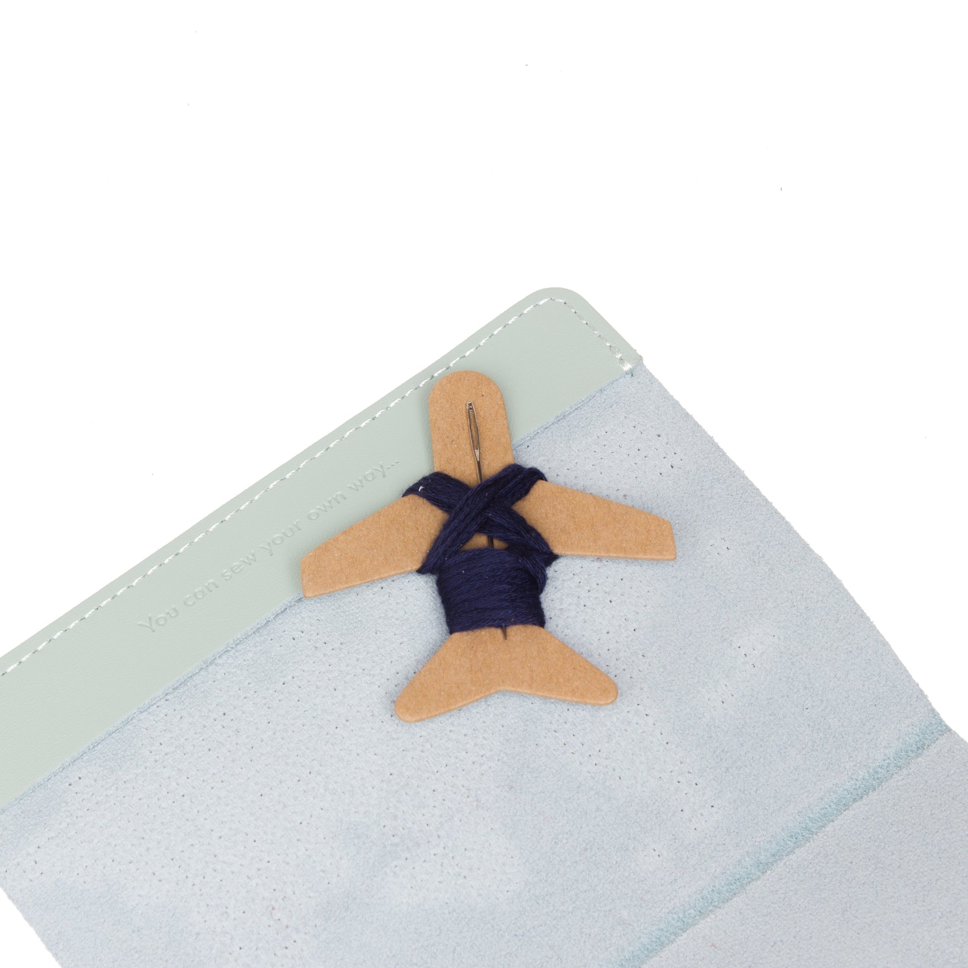 Stitch passport cover in mint