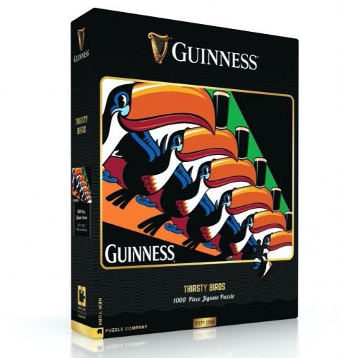 Jigsaw Puzzle Thirsty Birds Guinness Vintage Toucan 1000 Piece