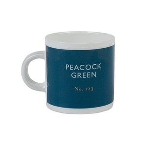 Peacock green espresso cup