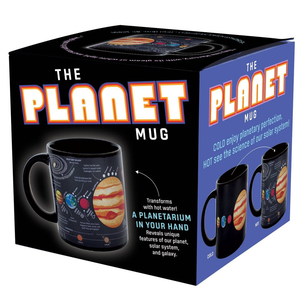 Mug Planet Solar System in Black Heat Changing