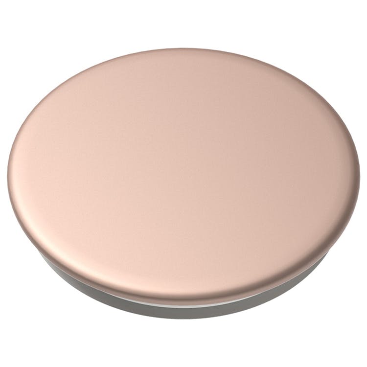 Mobile accessory  expanding hand-grip and stand Popsocket in aluminum rose gold