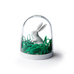 Bunny Paper Clip Holder Stationery Pot