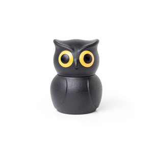 Wine Stopper Owl in Black & Yellow