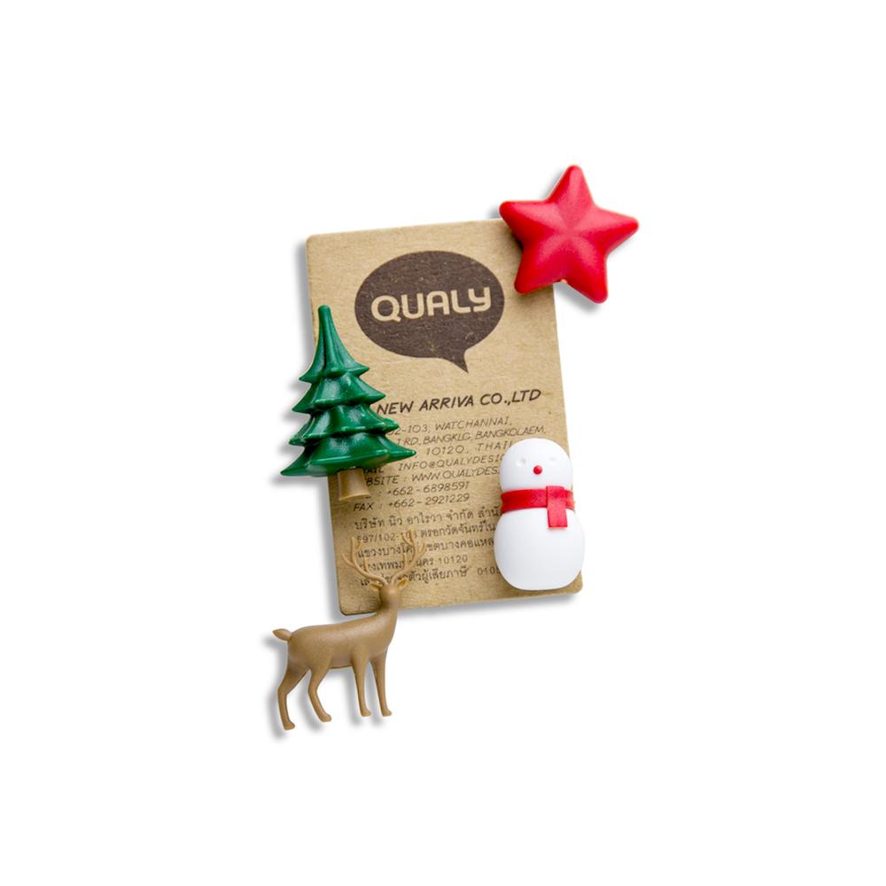 Magnets Set of 4 Christmas Winter Wonder