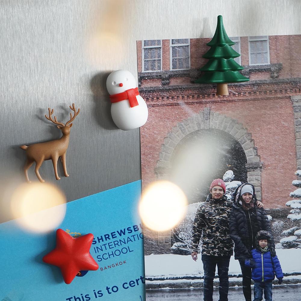 Magnets Set of 4 Christmas Winter Wonder