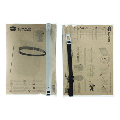 Face Shield Comfort Recycled Grey Qualy