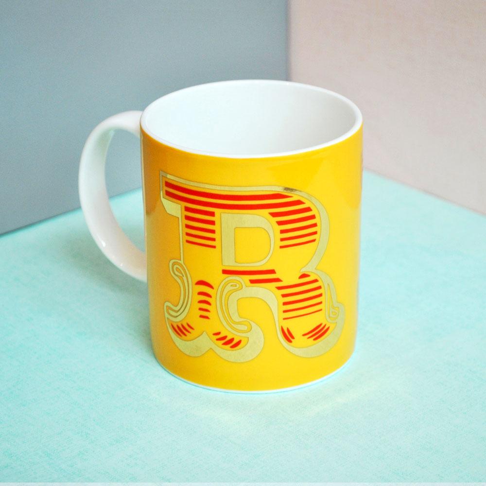 R | Luxury china mug