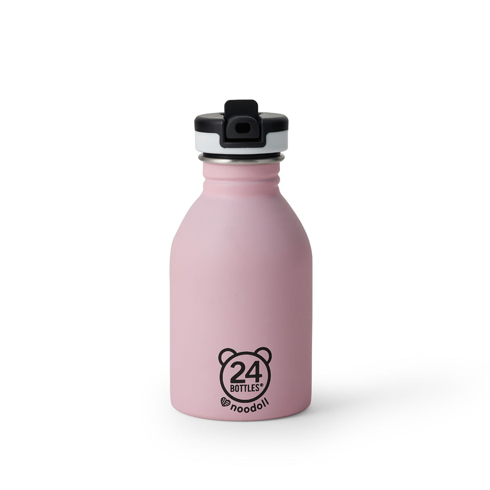 Small water bottle 9oz stainless steel in pink