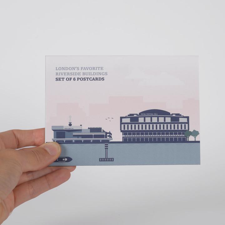 London postcards set