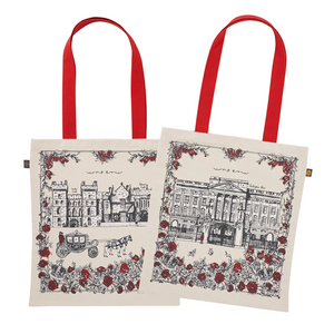 British Palaces Canvas Bag Windsor Castle Buckingham Palace