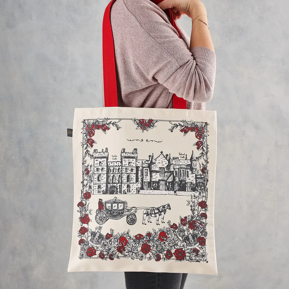 British Palaces Canvas Bag Windsor Castle Buckingham Palace