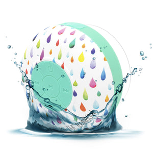 Shower Speaker Waterproof Multicoloured Rain Drops