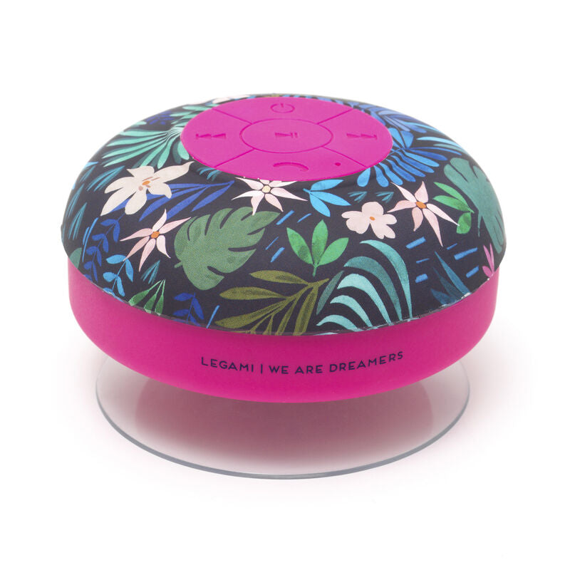 Shower Speaker Waterproof Floral Pink