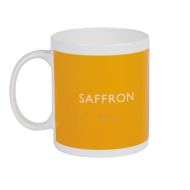 Saffron warm yellow mug
