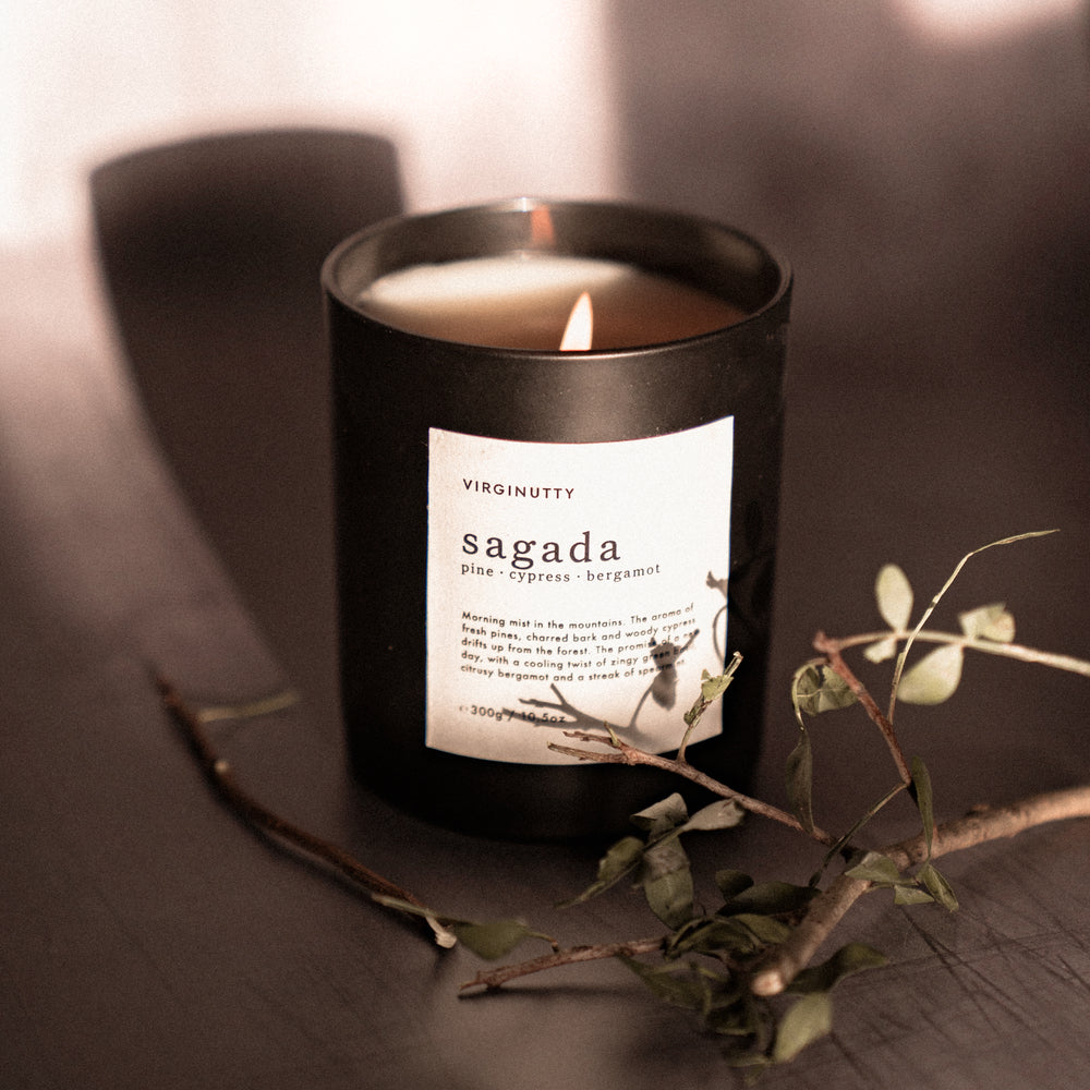 Coconut Wax Candle Sagada Scented 300g