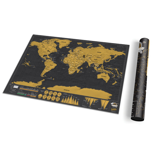 Scratch Map Deluxe Travel Size