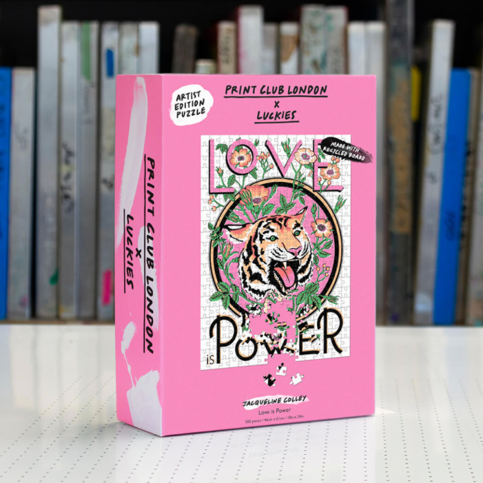500 Piece Jigsaw Puzzle 'Love is Power' Mindfulness - Print Club London & Luckies