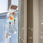 Rainbow Maker Double Swarovski Crystal Solar Powered Window Decoration