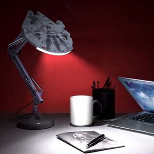 Millennium Falcon Desk Light Star Wars in Grey