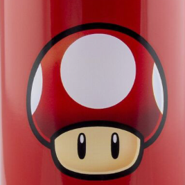 Super Mario Power Up Water Bottle Red 500 ml