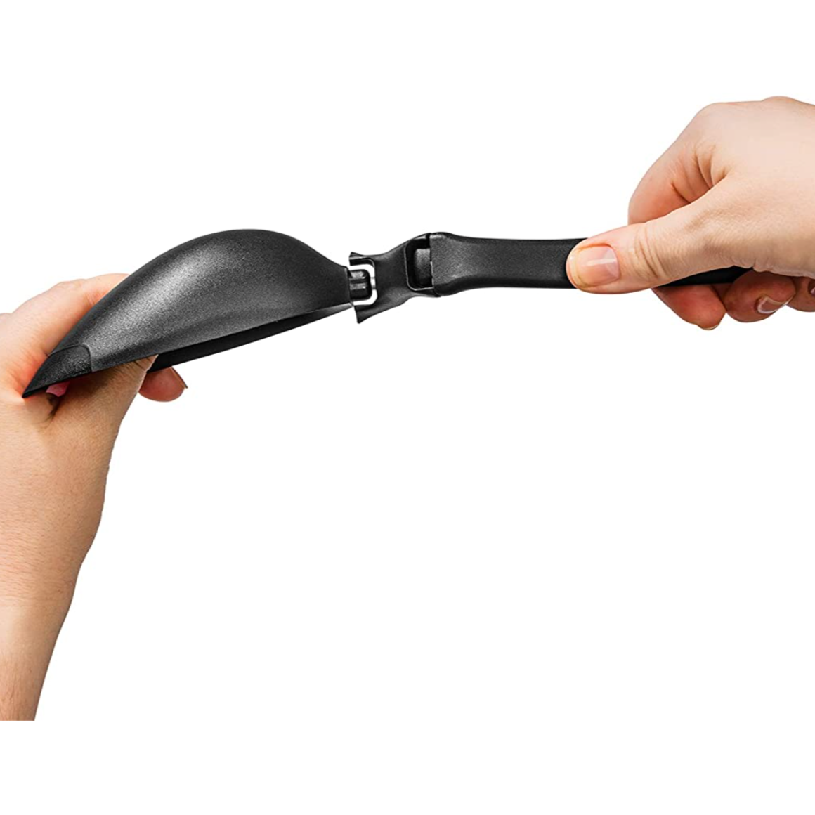 Spoon Ladle Spadle Scooping Spoon in Silicone in Black