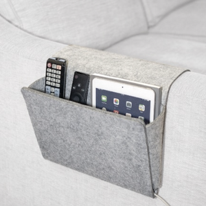 Felt Sofa Caddy Sofa Organiser in Grey