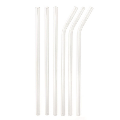 Reusable Glass Straws Clear