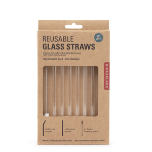 Reusable Glass Straws Clear