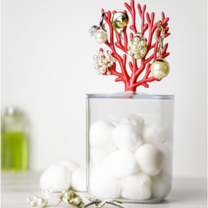 Coral Container Bathroom Home Red