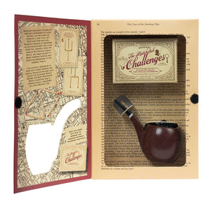 Puzzle Game 'Sherlock's Smoking Pipe' Matchstick Challenge Set Red