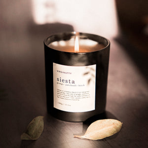 Coconut Wax Candle Siesta Scented 300g