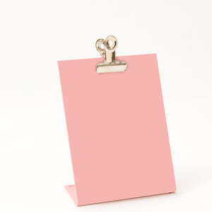 Small clipboard frame in soft pink