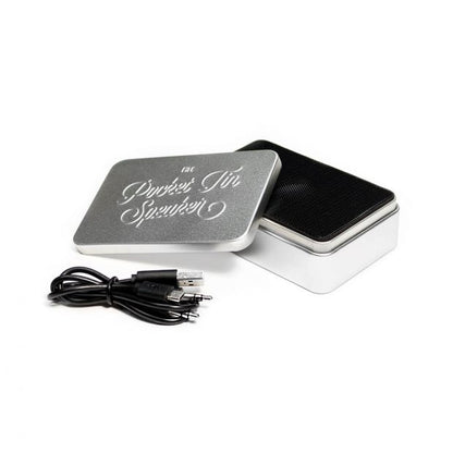 Pocket Speaker Tin Silver