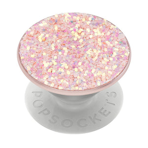 Popsocket Mobile accessory expanding hand-grip and stand in pink sparkles